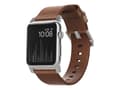 Miniatyrbilde 1 av 5: Nomad Modern Strap - Limited Edition - klokkestropp for smart armbåndsur - 150-210 mm - brun, sølvmaskinvare - for Apple Watch Hermès Series 9, Serie