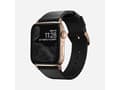 Miniatyrbilde 1 av 5: Nomad NM1A31SM00, Band, Smartklokke, Sort, Apple, Watch 40mm/38mm, Ekte lær, Rustfritt stål