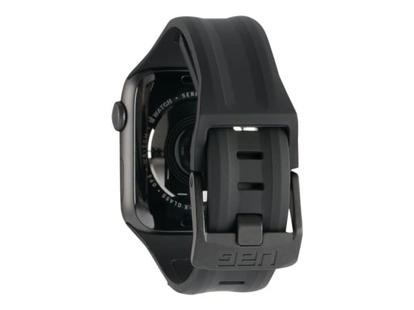 Urban Armor Gear Scout, Yhtye, Älykello, Musta, Apple, Watch 44/42, Silikoni