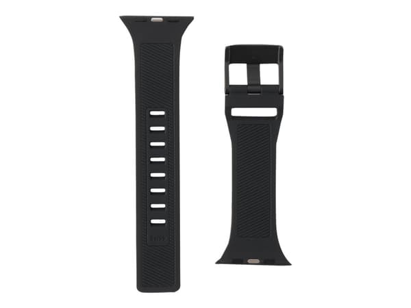 Urban Armor Gear Scout, Yhtye, Älykello, Musta, Apple, Watch 44/42, Silikoni
