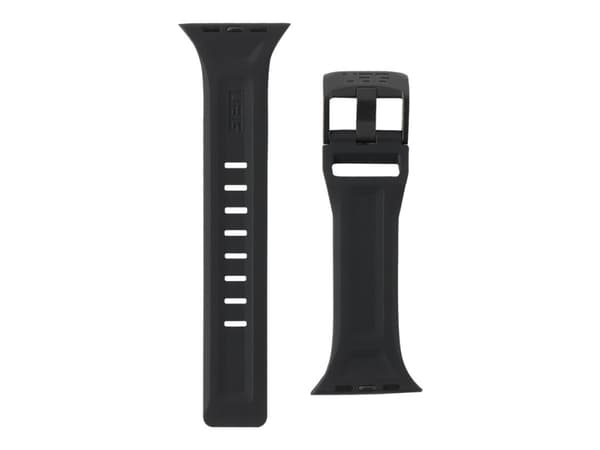 Urban Armor Gear Scout, Yhtye, Älykello, Musta, Apple, Watch 44/42, Silikoni