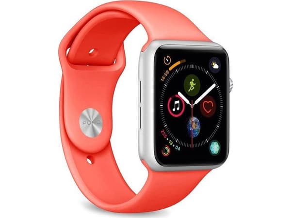 PURO ICON Apple Watch Band, Yhtye, Älykello, Koralli, Apple, Watch 38/40 mm, Silikoni