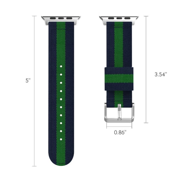 Apple Watch 44mm - Exklusivt Armband i Vävt Nylon