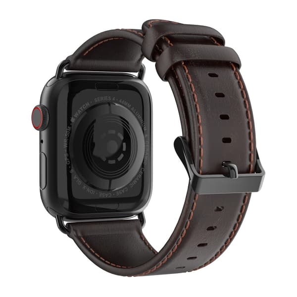Dux Ducis Läderarmband Apple Watch 42/44/45/49 mm Brun