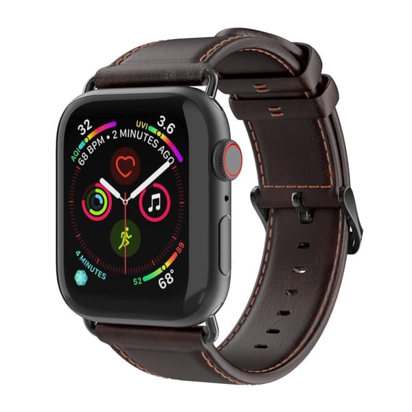 Dux Ducis Läderarmband Apple Watch 42/44/45/49 mm Brun