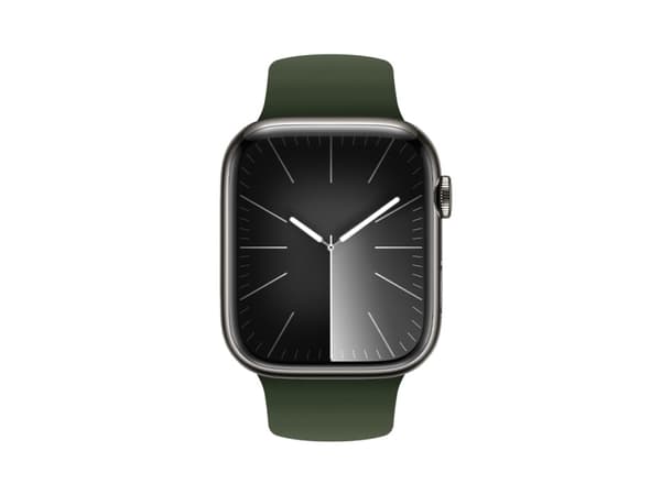 Crong CRG-44LQB-OLV, Klockarmband, Apple, Apple Watch 42/44/45/49mm, Silikon, Metallisk