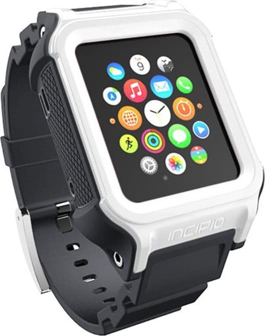 Incipio Octane Strap - Pansarband för Apple Watch 38/40/41 mm (vit/grå)