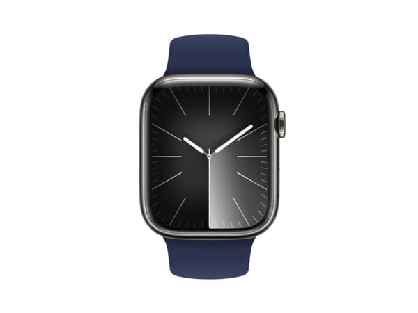 Crong CRG-44LQB-MBL, Klockarmband, Apple, Apple Watch 42/44/45/49mm, Silikon, Metallisk