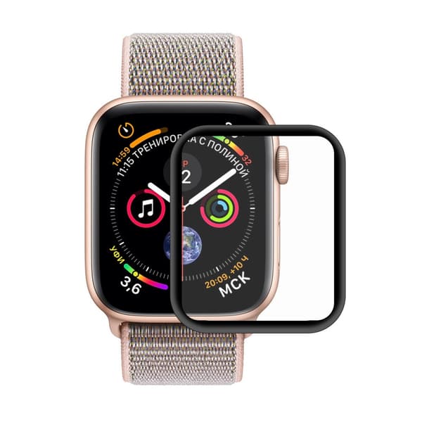 Hat Prince Heltäckande Skärmskydd Apple Watch 40mm Svart