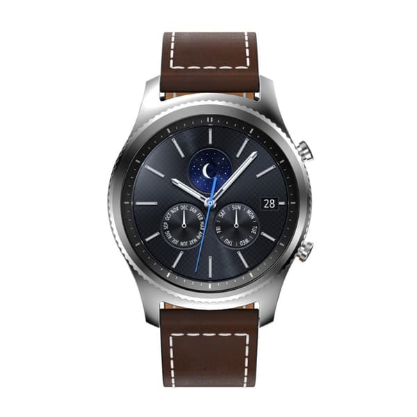 Klassiskt Läderarmband Samsung Gear S3 Frontier/S3 Classic Coffee