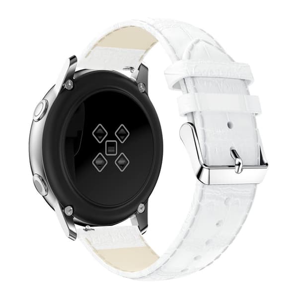 Läderarmband Krokodil Samsung Galaxy Watch Active Vit