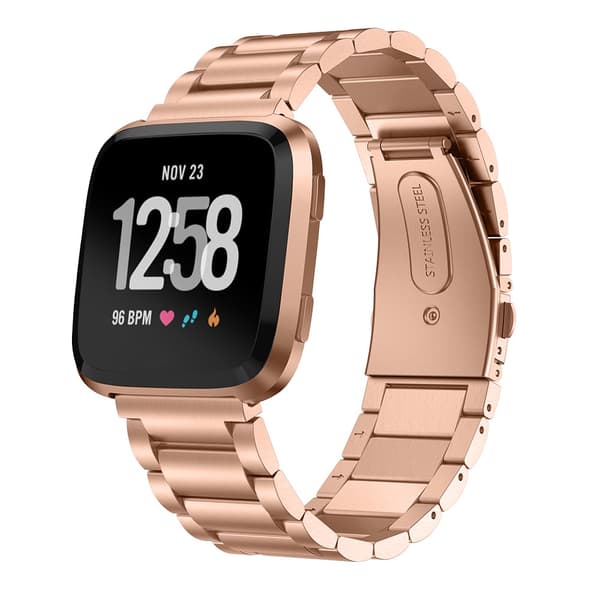 Metallarmband Fitbit Versa/Versa 2 Rose Guld