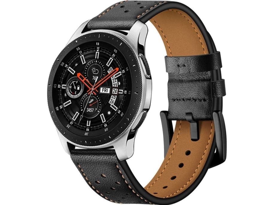 Tech-Protect TECH-PROTECT LEATHER SAMSUNG GALAXY WATCH 3 45MM BLACK