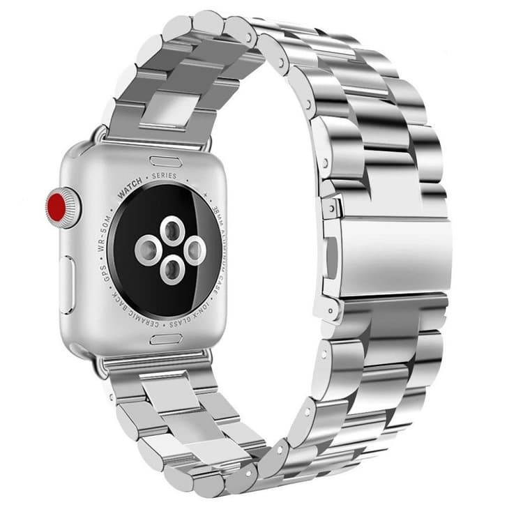Urrem til Apple Watch i rustfrit stål, 42/44mm , sølv