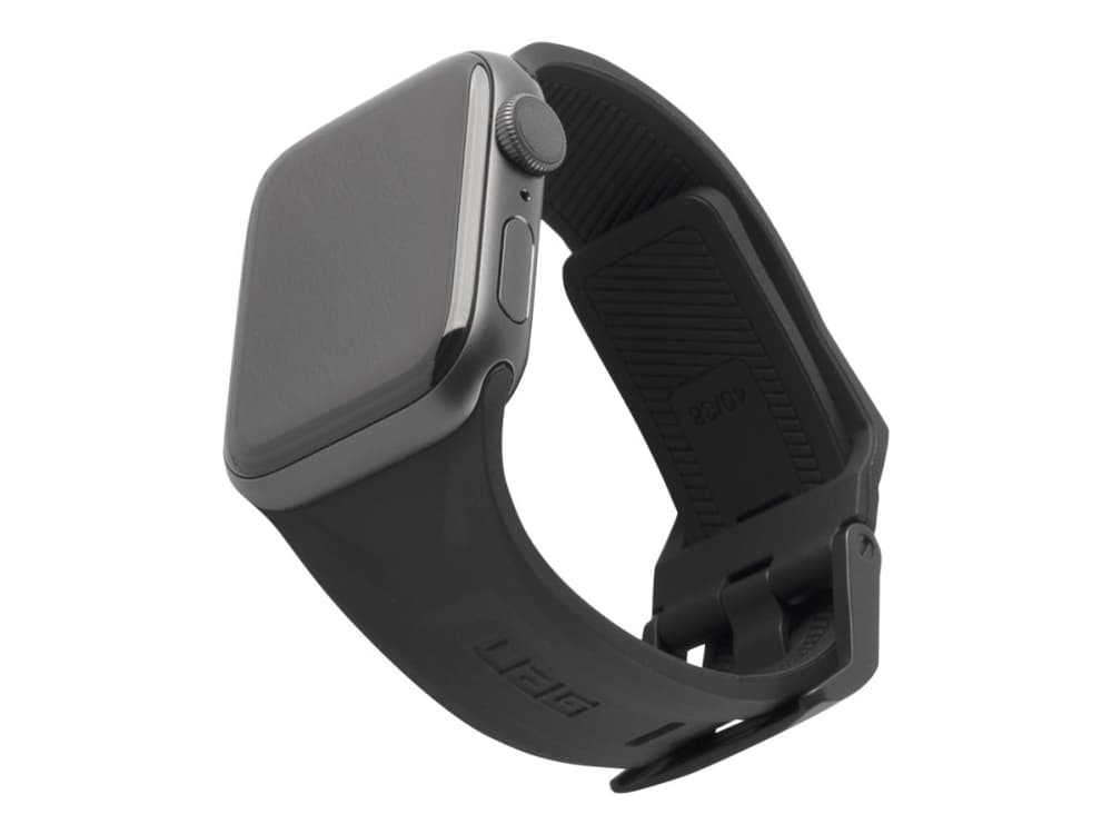 UAG Apple Watch Band 40mm 38mm, Series 6/5/4/3/2/1/SE - Scout Black - KlocKräm för smart klocka - svart - för Apple Watch (38 mm, 40 mm)