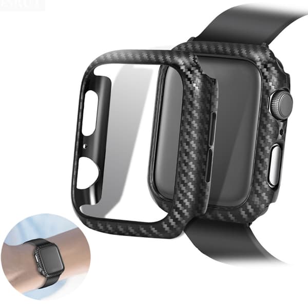 iWatch 4/5 - Skyddande Skal i Karbonfiber