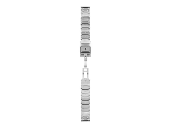 Garmin QuickFit - KlocKräm för smart klocka - rostfritt stål - för Approach S60; D2; fenix 5, 5 PLUS; fenix 6; Forerunner 935; MARQ; quatix 5, 5 Sapp