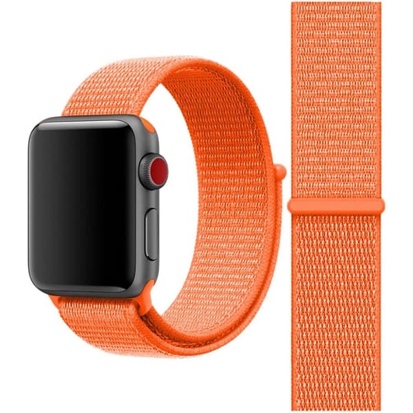 För Apple Watch 42mm Nylon Loop med kardborreknäppning