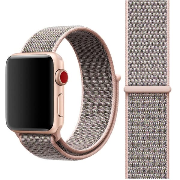 För Apple Watch 42mm Nylon Loop med kardborreknäppning