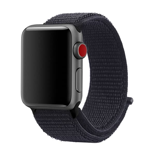 För Apple Watch 42mm Nylon Loop med kardborreknäppning