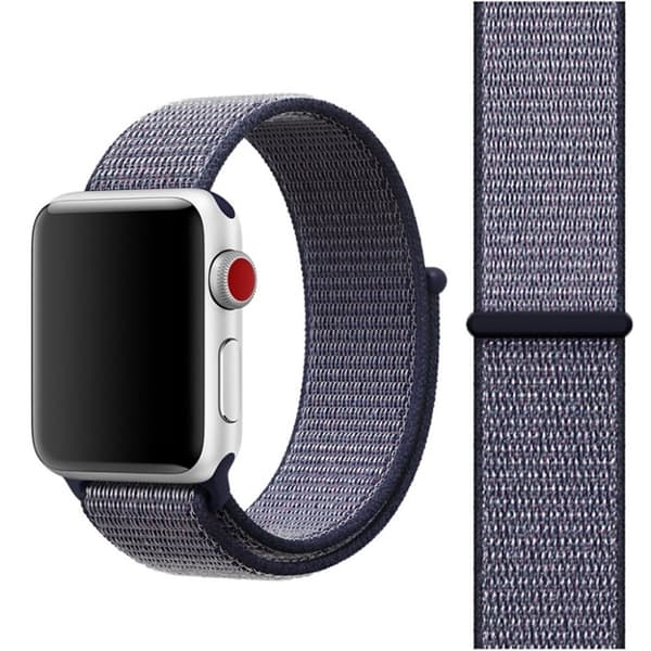 För Apple Watch 42mm Nylon Loop med kardborreknäppning
