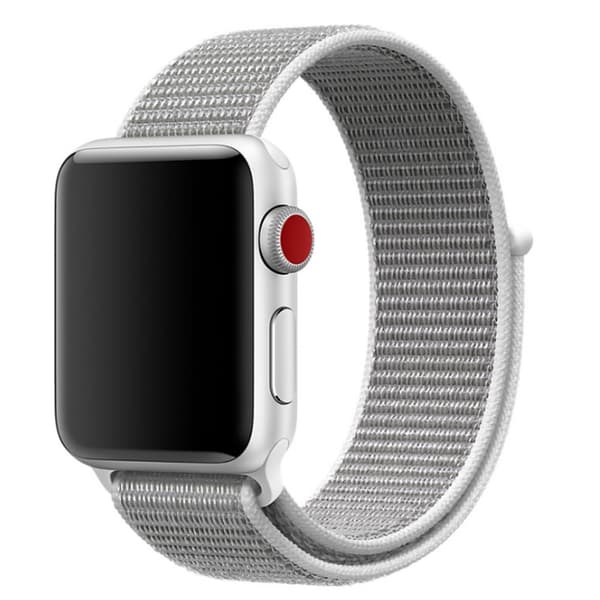 För Apple Watch 42mm Nylon Loop med kardborreknäppning