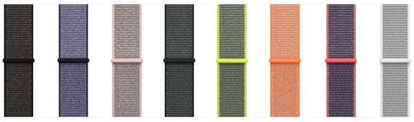 För Apple Watch 42mm Nylon Loop med kardborreknäppning