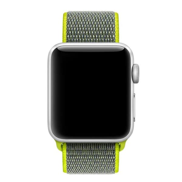För Apple Watch 42mm Nylon Loop med kardborreknäppning