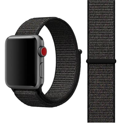 För Apple Watch 38/40 mm Nylon Loop med kardborreknäppning