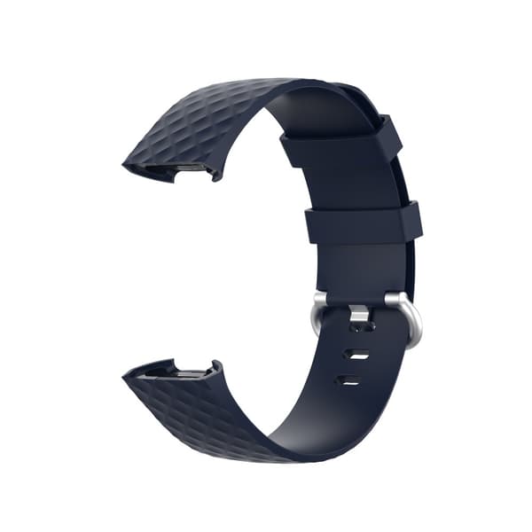 Silikonarmband Till Fitbit Charge 3/4 Mörkblå