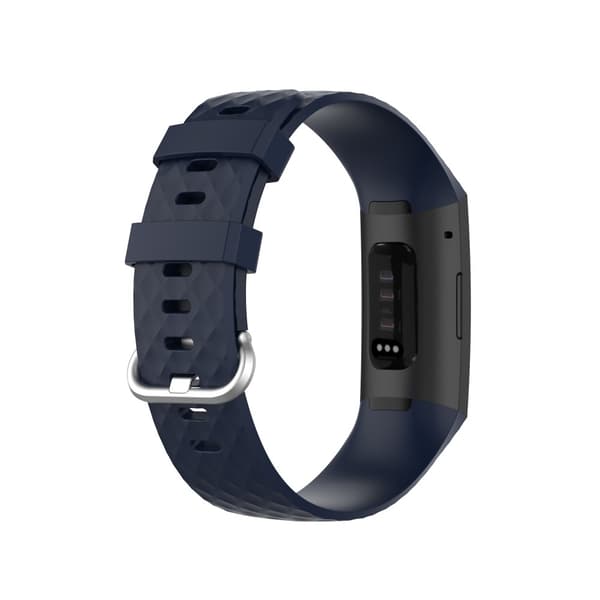Silikonarmband Till Fitbit Charge 3/4 Mörkblå