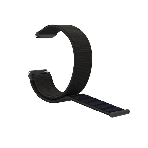 Nylonarmband Fitbit Versa/Versa 2 Svart