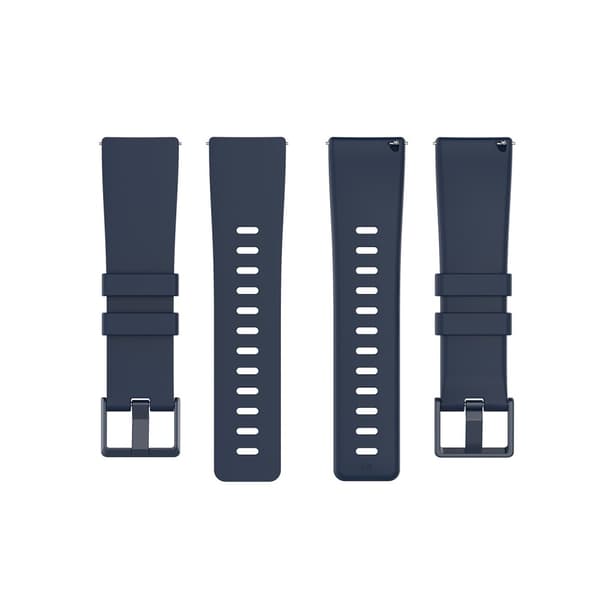 Silikonarmband Fitbit Versa/Versa 2 Mörk Blå
