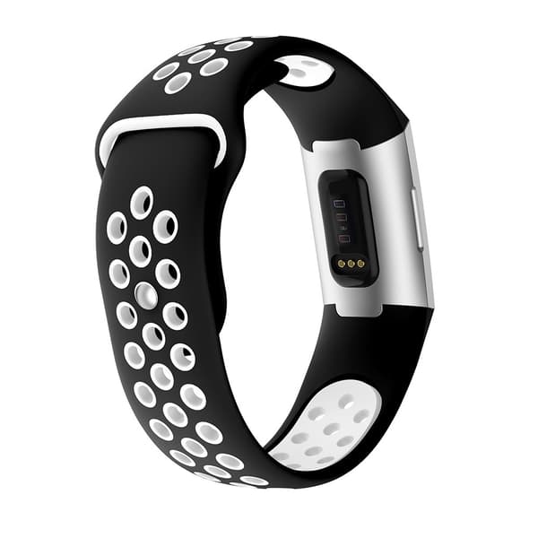 Sportarmband Fitbit Charge 3/4 Svart/Vit