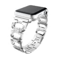 Miniatyrbild 1 av 4: Rhinestone Metallarmband Apple Watch 42/44/45/49 mm Silver