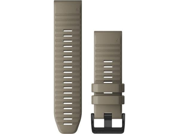 Garmin QuickFit - Klokkestropp for smart armbåndsur - mørk sandstein - for fenix 5X Plus; fenix 6X Pro, Pro Solar, Sapphire; Tactix Delta, Delta - So