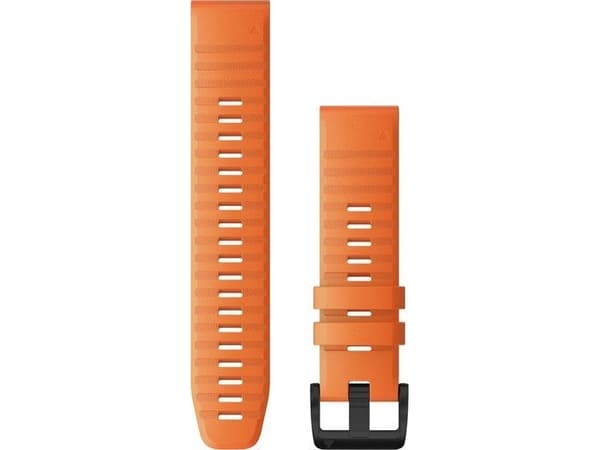 Garmin QuickFit - Klokkestropp for smart armbåndsur - gløroransje - for D2; fenix 6; fenix 7; Forerunner 965; Instinct Solar