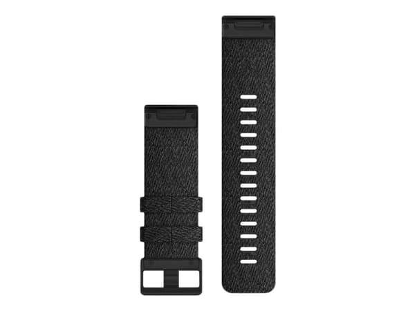 Garmin QuickFit - Klokkestropp for smart armbåndsur - røsslyngsvart - for fenix 6X Pro, Pro Solar, Sapphire; Tactix Delta, Delta - Solar Edition