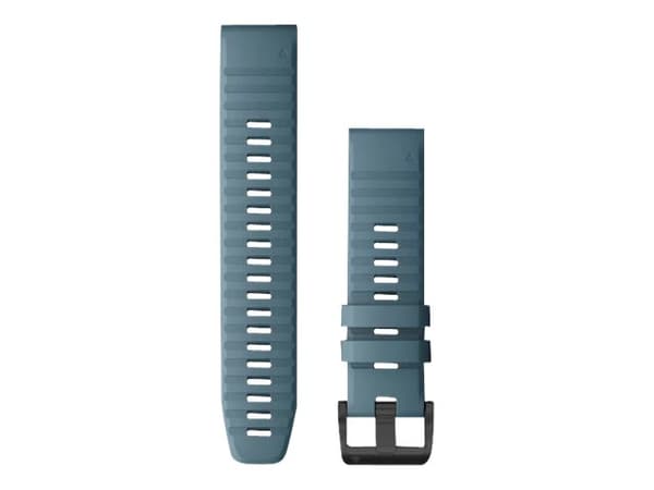 Garmin QuickFit - Klokkestropp for smart armbåndsur - innsjøblå - for D2; fenix 6; fenix 7; Forerunner 965; Instinct Solar