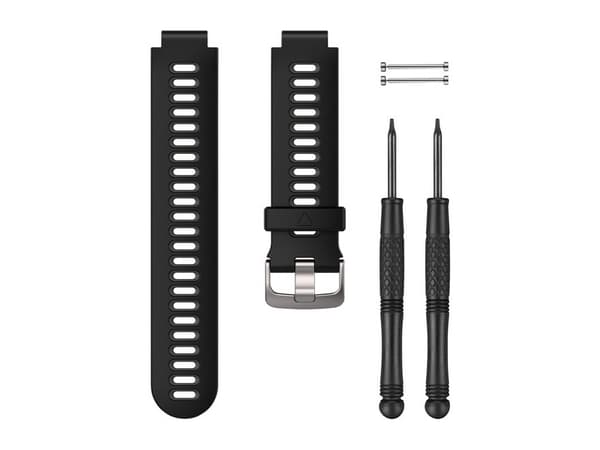 Garmin - Armbånd for GPS-ur - svart/grå - for Forerunner 735XT
