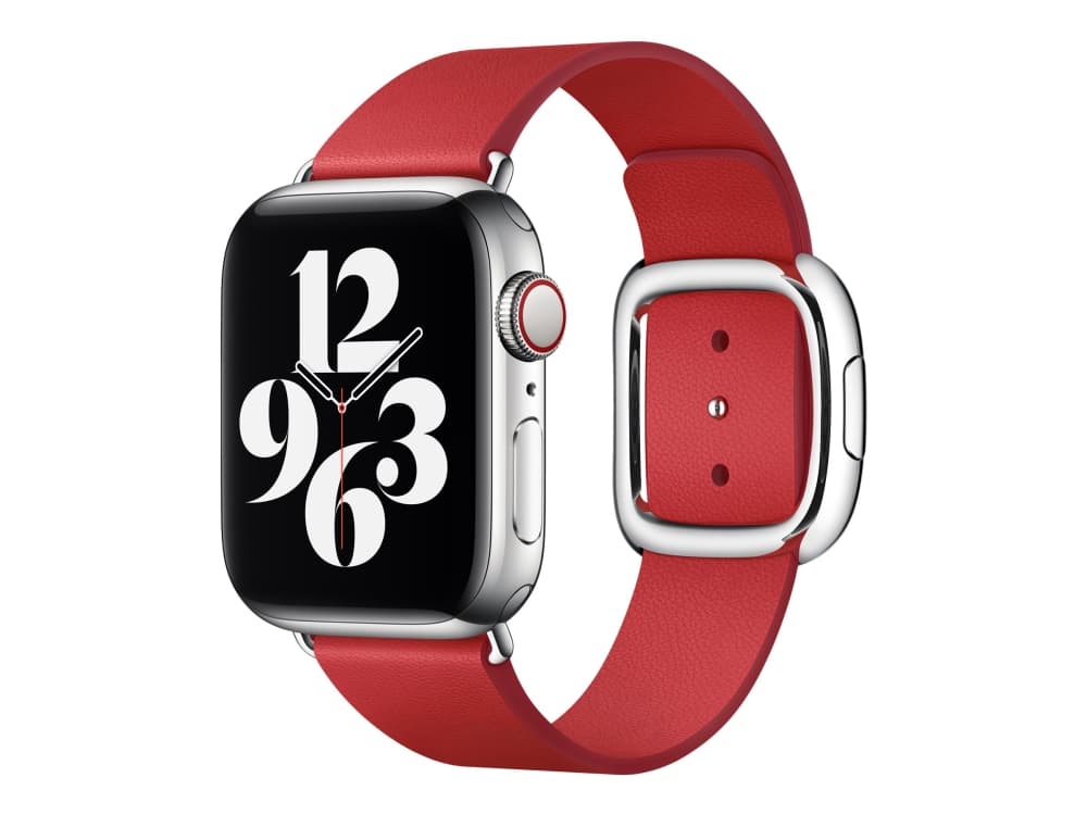 Apple MY672ZM/A, Band, Röd, Apple, Apple Watch 38mm, 40mm, Läder