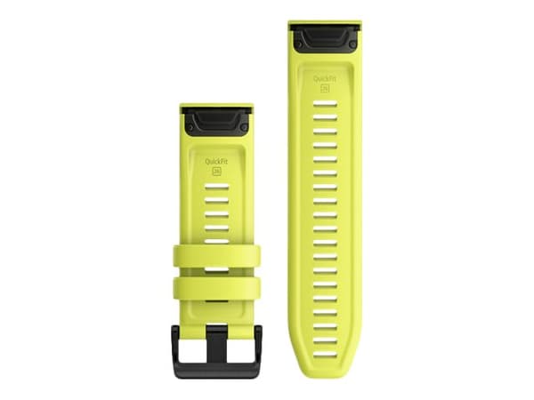 Garmin QuickFit - Urrem älykellolle - amp-gul - fenix 6X Pro, Pro Solar, Sapphire; Tactix Delta, Delta - Solar Edition - älykelloon