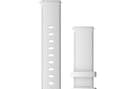 Miniatyrbilde 4 av 4: Garmin Quick Release Band - Klokkestropp for smart armbåndsur - 120 - 175 mm - white leather with silver hardware - for Legacy Hero Series Captain Ma