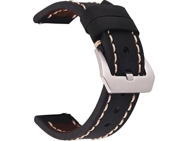 Huawei GT 2 Pro/GT 2/Samsung Galaxy Gear S3/Active/ Klokke 3 stropper Beline, svart, 22 mm