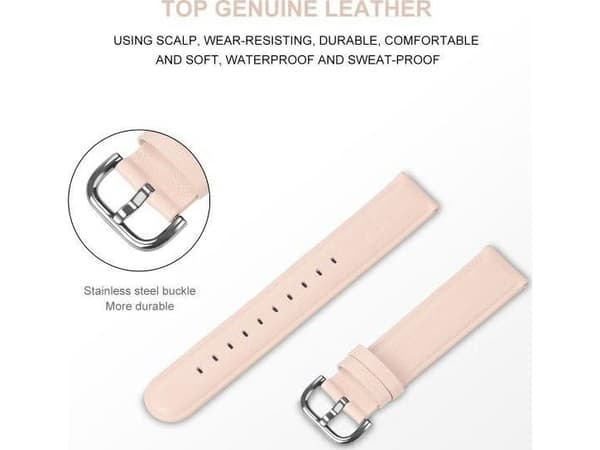 Beline Beline Klokkereim 20mm Elegance rosa/rosa