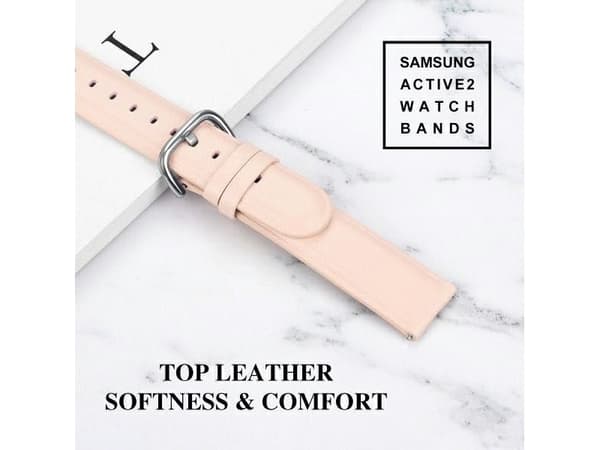 Beline Beline Klokkereim 20mm Elegance rosa/rosa