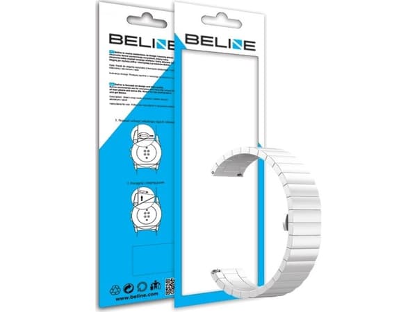 Beline Beline pasek Watch 20mm Beauty srebrny/silver