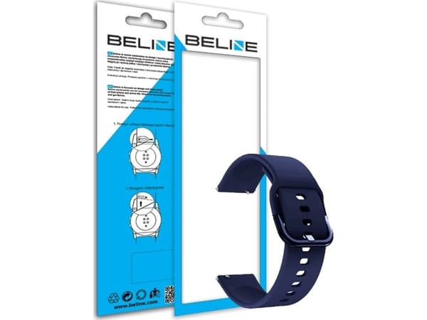Beline Beline Strap Watch 20mm Classic Navy/Navy