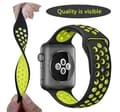 Miniatyrbild 7 av 11: Apple Watch 38mm - Praktiska Silikonarmband HUTECH Hög Kvalité