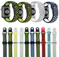 Miniatyrbild 6 av 11: Apple Watch 38mm - Praktiska Silikonarmband HUTECH Hög Kvalité